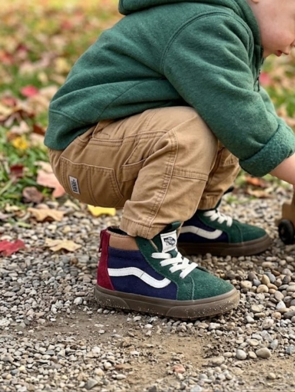 Vans Toddler Sk8-Hi Zip MTE Suede Colorblock Sneakers (Est Sz 8T)